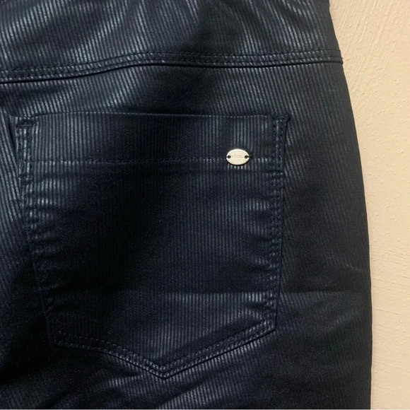 Bevy Flog Shely Pants in Blue Stripe Size 25 NWT New - Picture 9 of 15